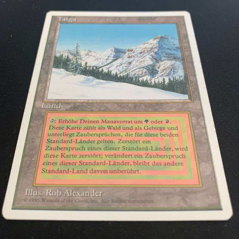 Magic the Gathering Taiga - Foreign White Bordered - German 