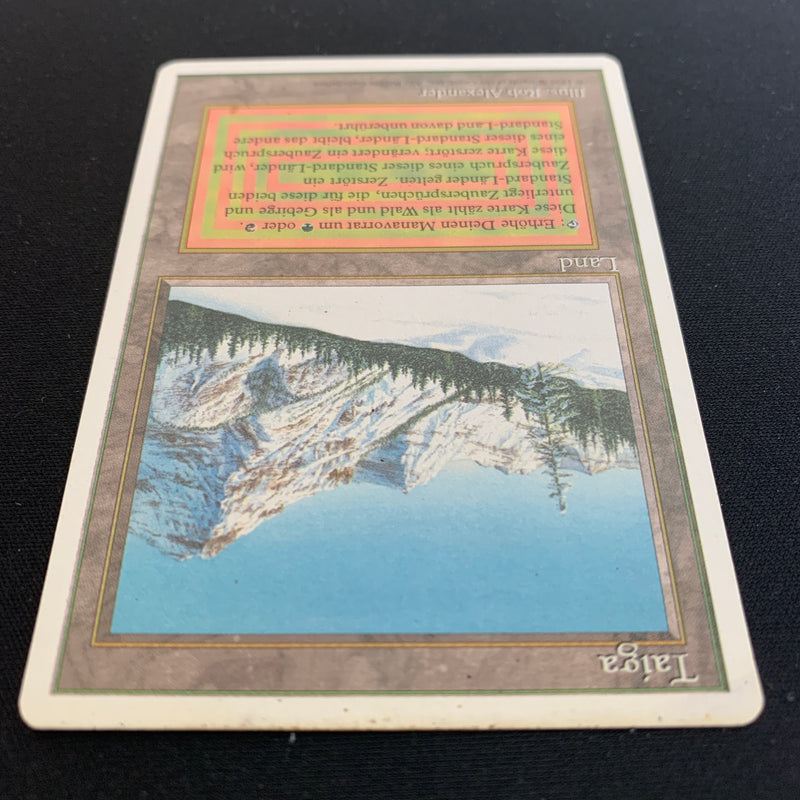 Magic the Gathering Taiga - Foreign White Bordered - German 