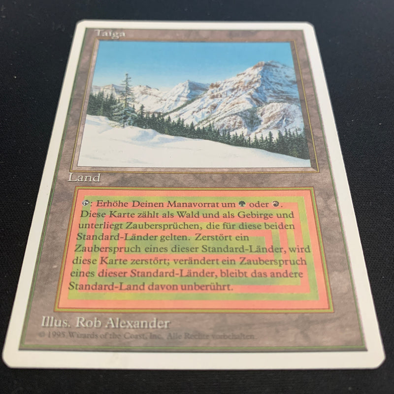 Magic the Gathering Taiga - Foreign White Bordered - German 