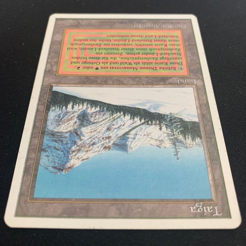 Magic the Gathering Taiga - Foreign White Bordered - German 