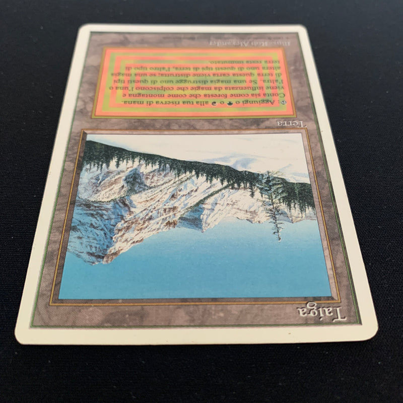 Magic the Gathering Taiga - Foreign White Bordered - Italian 