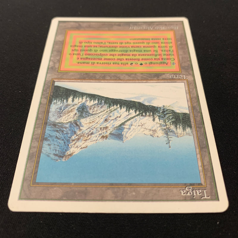 Magic the Gathering Taiga - Foreign White Bordered - Italian 