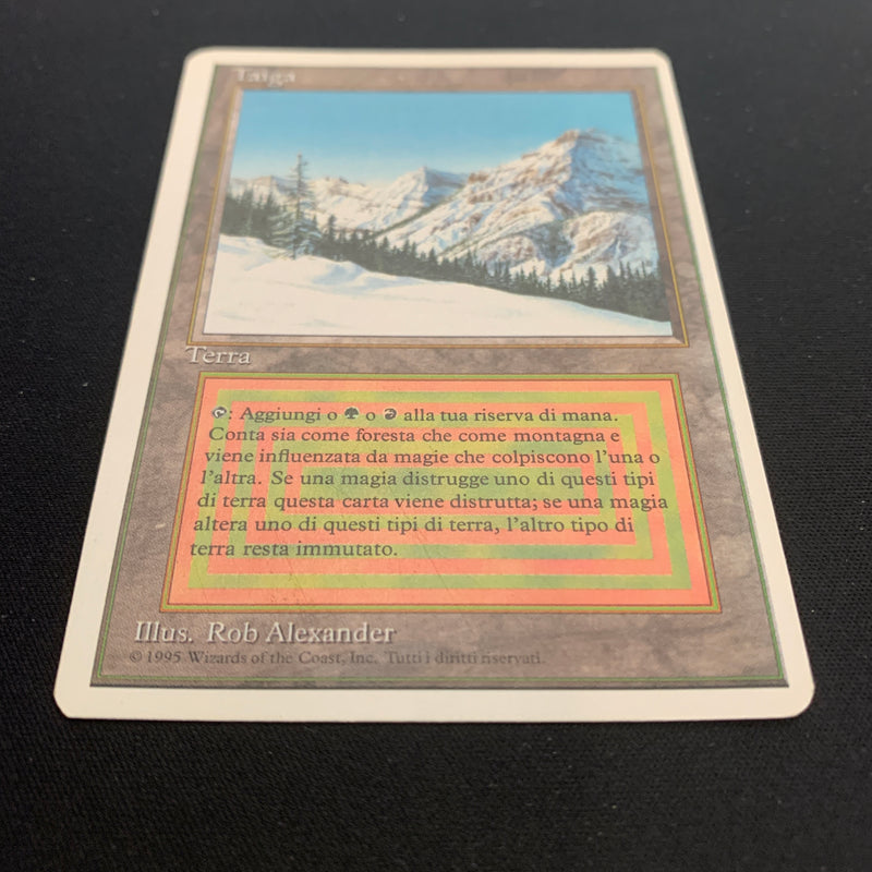 Magic the Gathering Taiga - Foreign White Bordered - Italian 