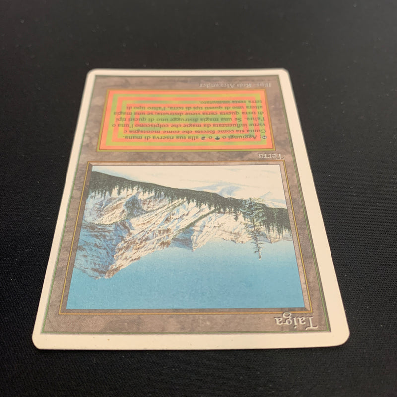 Magic the Gathering Taiga - Foreign White Bordered - Italian 