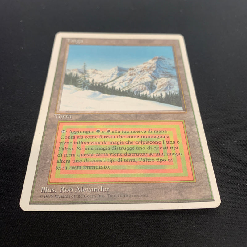 Magic the Gathering Taiga - Foreign White Bordered - Italian 