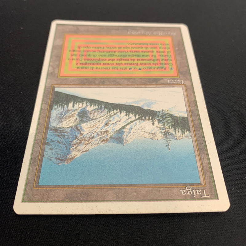 Magic the Gathering Taiga - Foreign White Bordered - Italian 