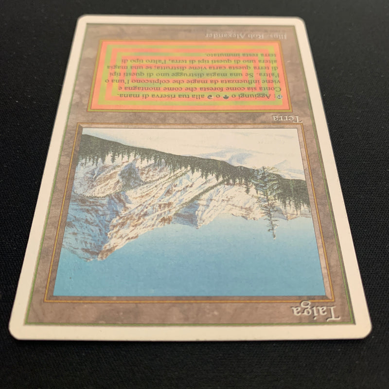 Magic the Gathering Taiga - Foreign White Bordered - Italian 