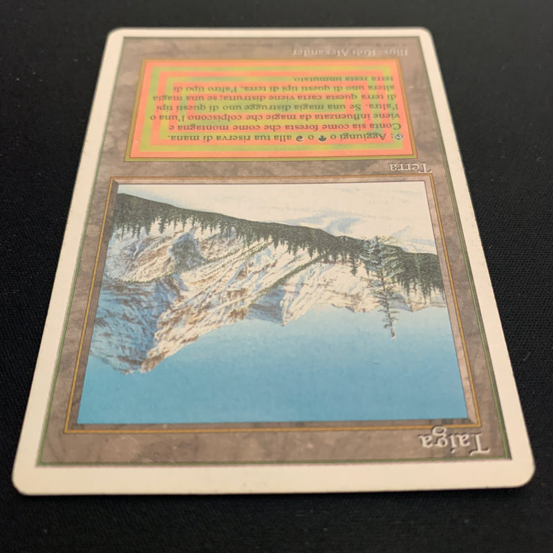 Magic the Gathering Taiga - Foreign White Bordered - Italian 