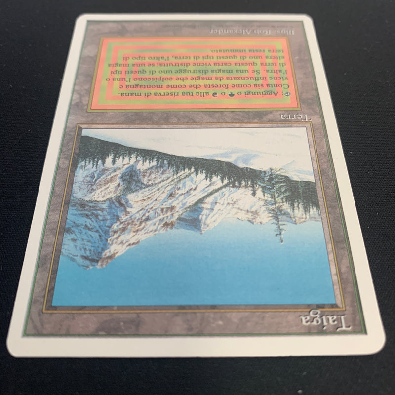 Magic the Gathering Taiga - Foreign White Bordered - Italian 