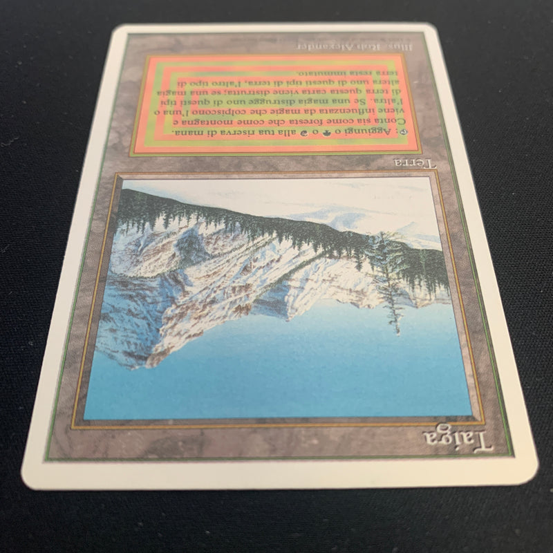 Magic the Gathering Taiga - Foreign White Bordered - Italian 