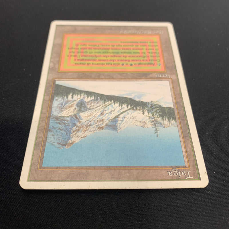 Magic the Gathering Taiga - Foreign White Bordered - Italian 