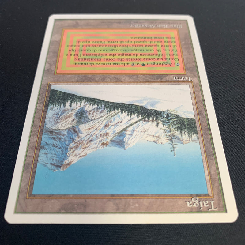 Magic the Gathering Taiga - Foreign White Bordered - Italian 