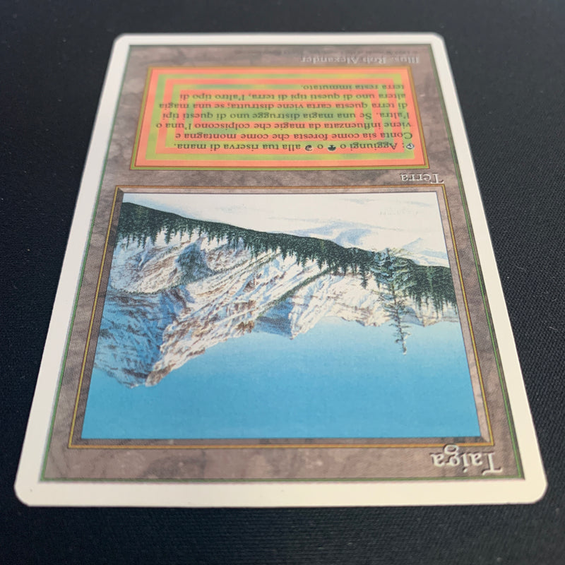 Magic the Gathering Taiga - Foreign White Bordered - Italian 