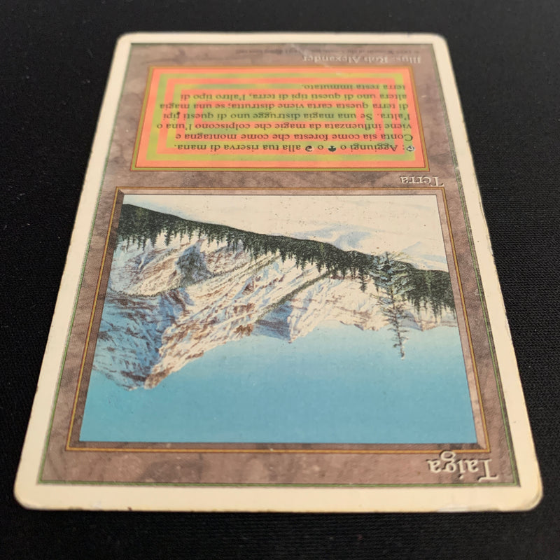 Magic the Gathering Taiga - Foreign White Bordered - Italian 