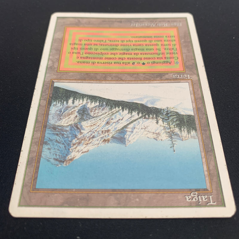 Magic the Gathering Taiga - Foreign White Bordered - Italian 