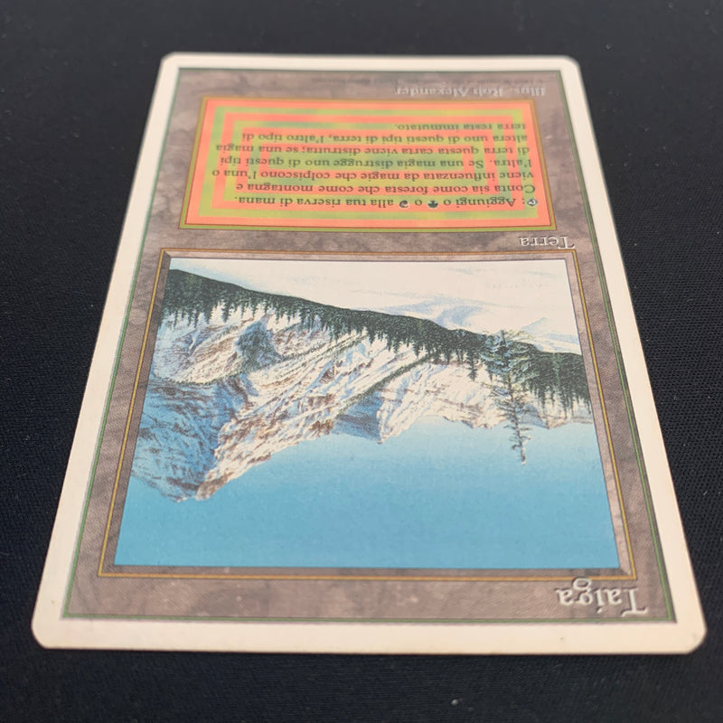 Magic the Gathering Taiga - Foreign White Bordered - Italian 