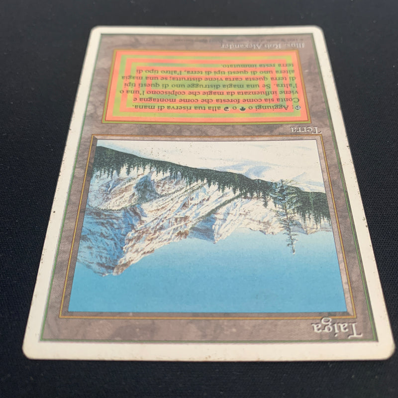 Magic the Gathering Taiga - Foreign White Bordered - Italian 