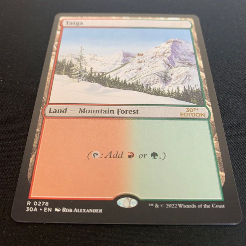 Magic the Gathering Taiga (Modern Frame) - 30th Anniversary Edition 