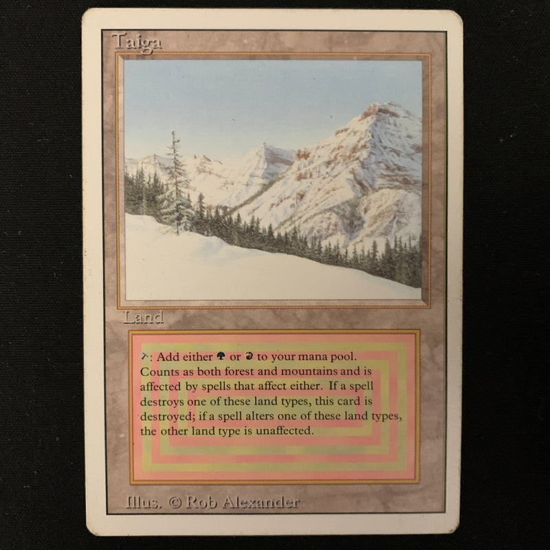 Magic the Gathering Taiga - Revised 