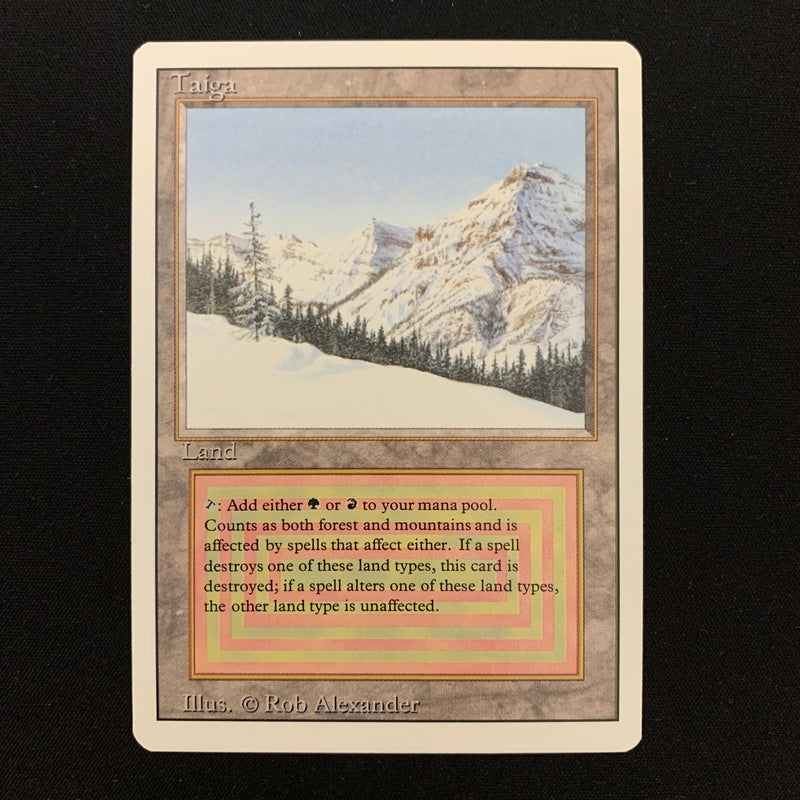 Magic the Gathering Taiga - Revised NM - 23379