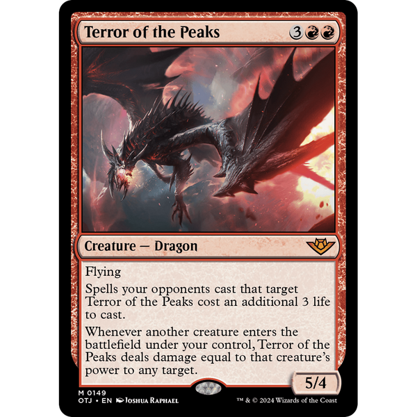 Magic the Gathering Terror of the Peaks - Outlaws of Thunder Junction NM