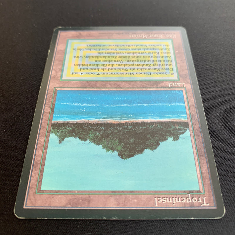 Magic the Gathering Tropical Island - Foreign Black Bordered - German 