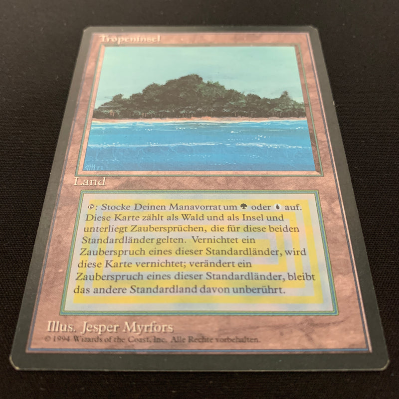 Magic the Gathering Tropical Island - Foreign Black Bordered - German 