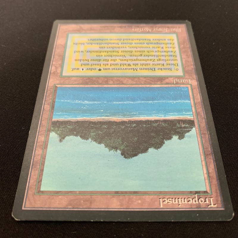 Magic the Gathering Tropical Island - Foreign Black Bordered - German 