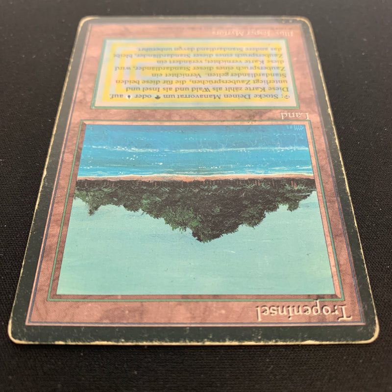 Magic the Gathering Tropical Island - Foreign Black Bordered - German 