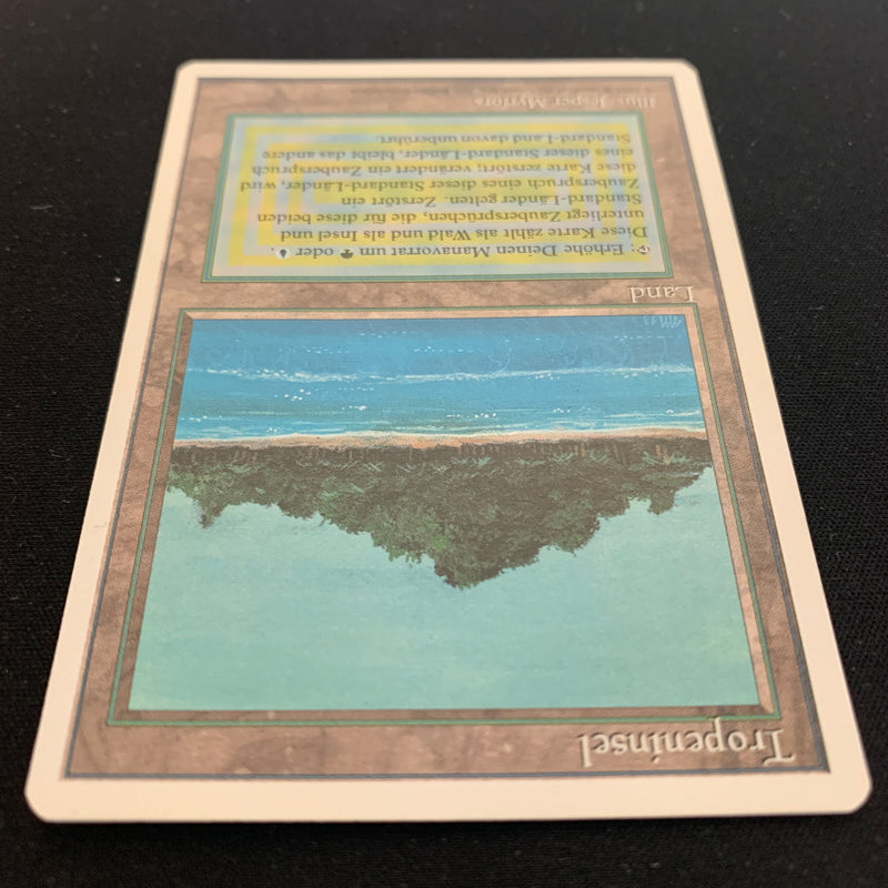 Magic the Gathering Tropical Island - Foreign Black Bordered - German 