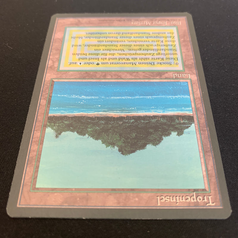 Magic the Gathering Tropical Island - Foreign Black Bordered - German 