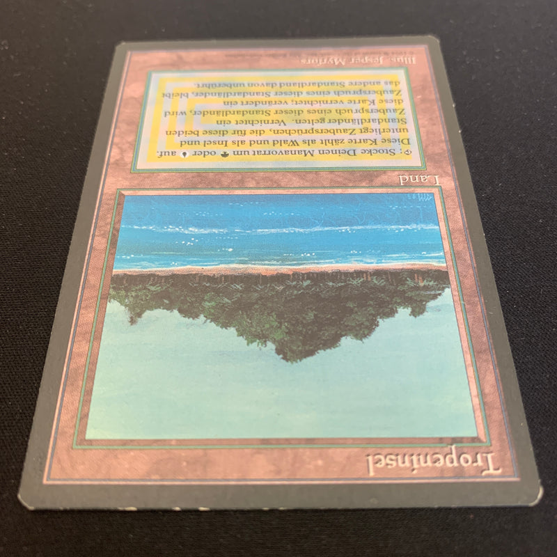 Magic the Gathering Tropical Island - Foreign Black Bordered - German 