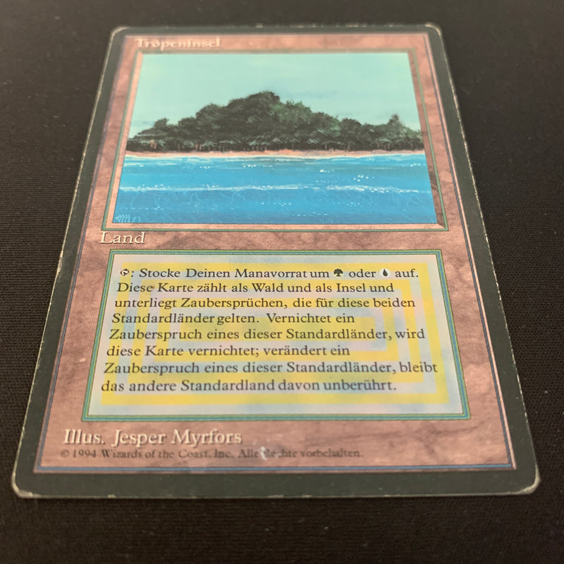 Magic the Gathering Tropical Island - Foreign Black Bordered - German 