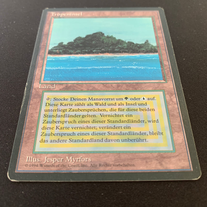 Magic the Gathering Tropical Island - Foreign Black Bordered - German 