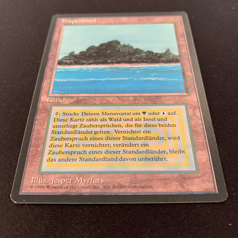 Magic the Gathering Tropical Island - Foreign Black Bordered - German 