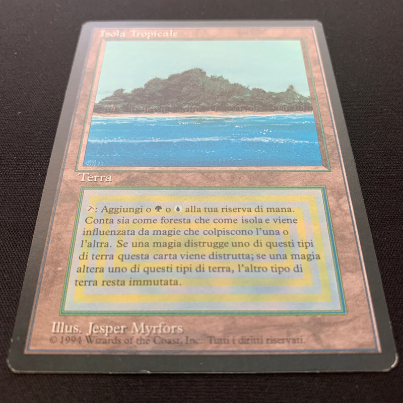 Magic the Gathering Tropical Island - Foreign Black Bordered - Italian 