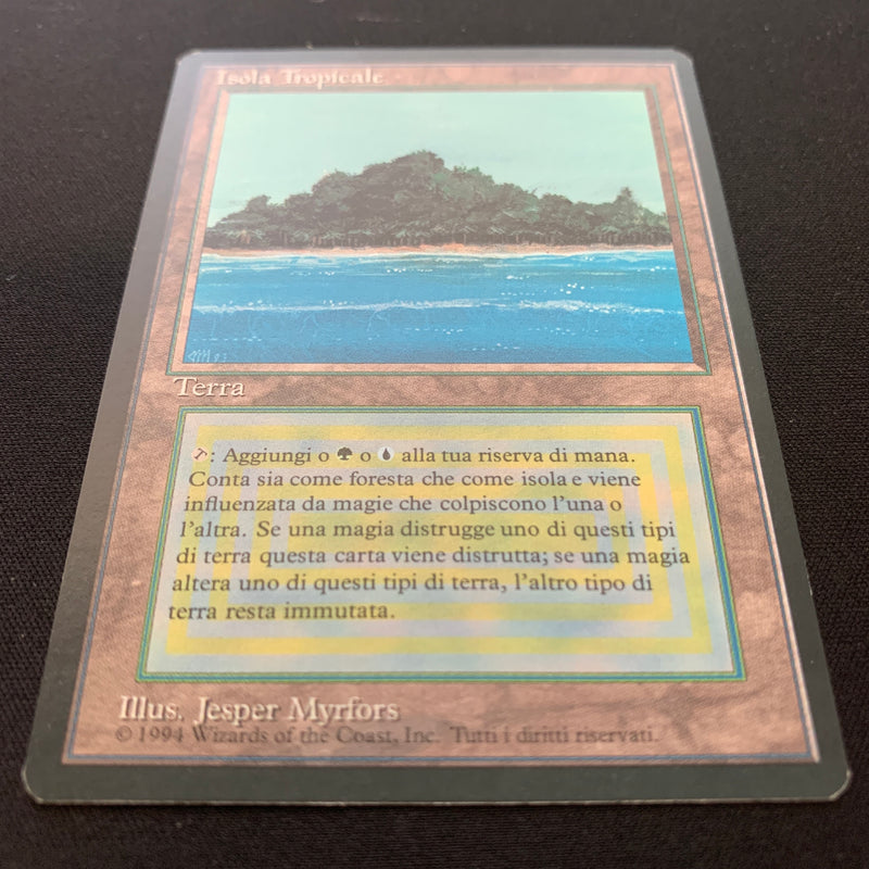 Magic the Gathering Tropical Island - Foreign Black Bordered - Italian 