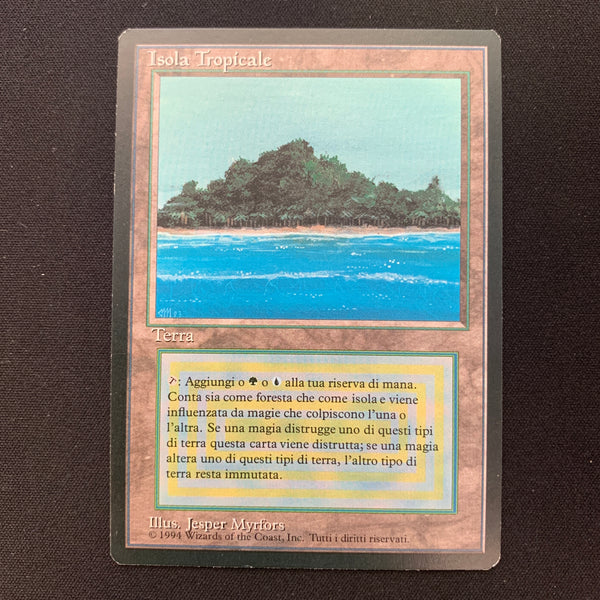 Magic the Gathering Tropical Island - Foreign Black Bordered - Italian 