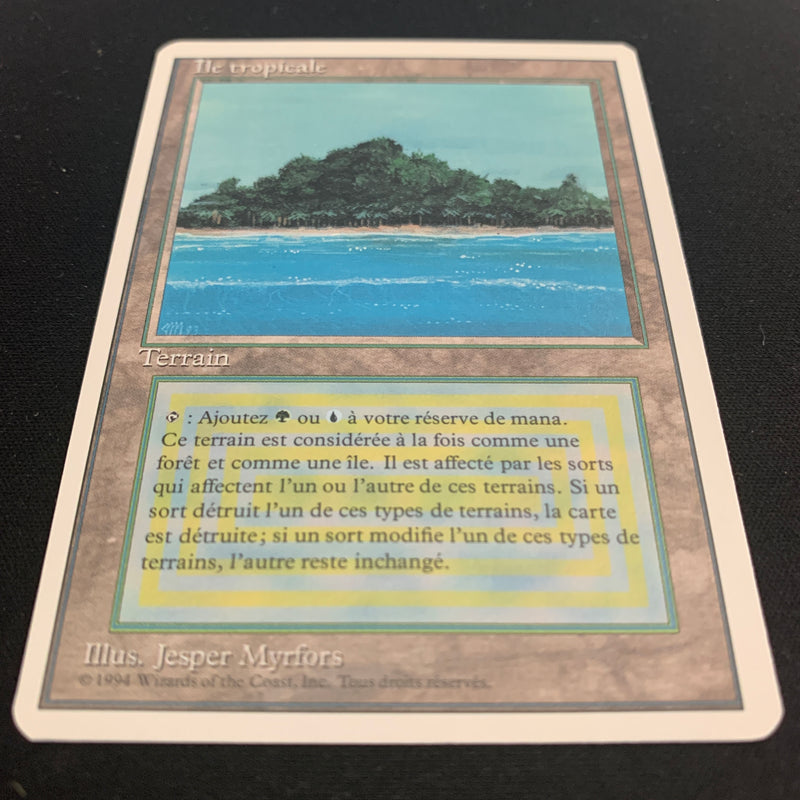 Magic the Gathering Tropical Island - Foreign White Bordered - French 