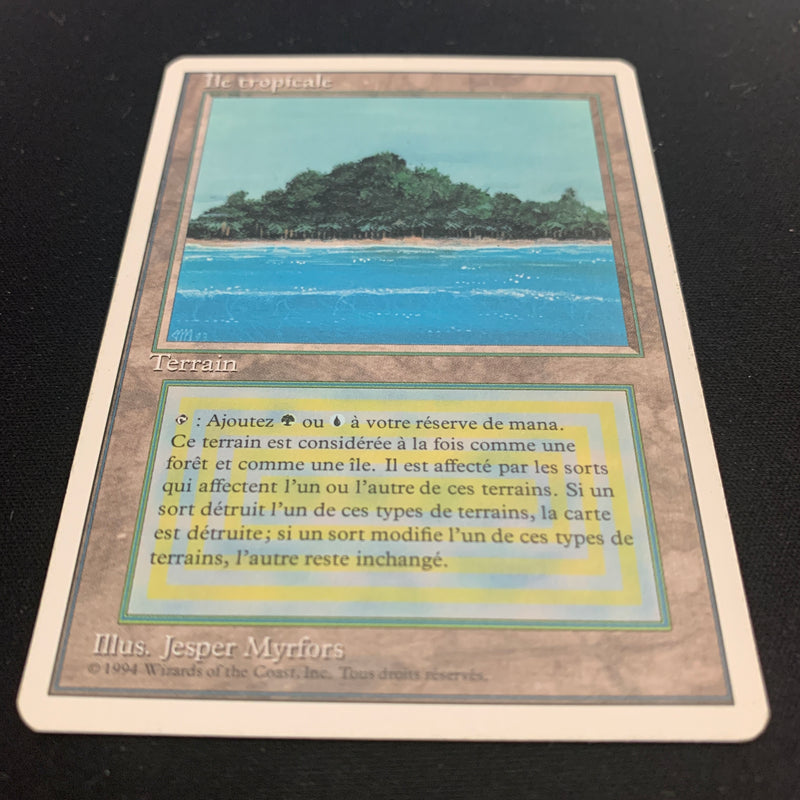 Magic the Gathering Tropical Island - Foreign White Bordered - French 