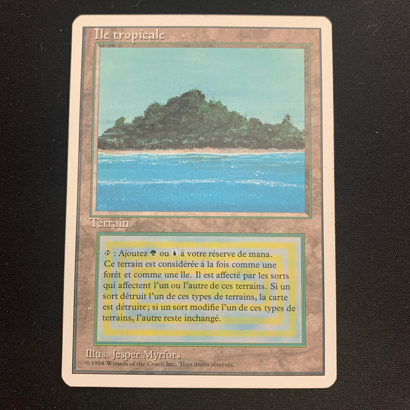 Magic the Gathering Tropical Island - Foreign White Bordered - French 