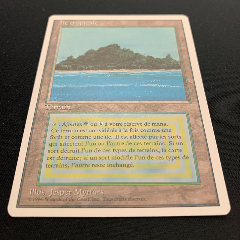 Magic the Gathering Tropical Island - Foreign White Bordered - French 