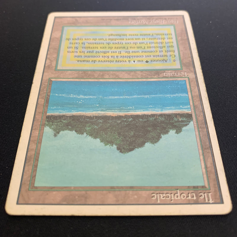 Magic the Gathering Tropical Island - Foreign White Bordered - French 