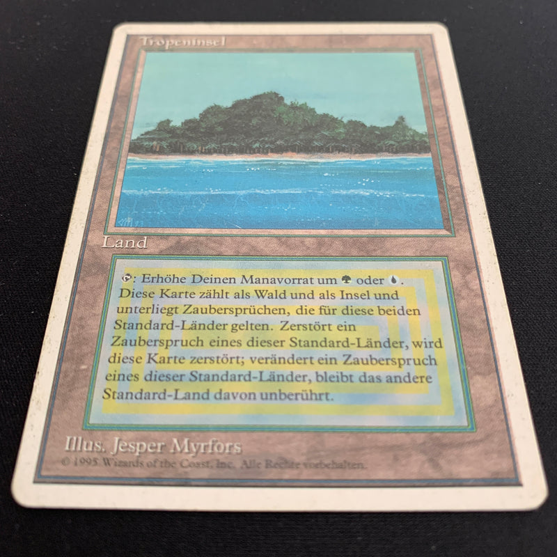 Magic the Gathering Tropical Island - Foreign White Bordered - German 