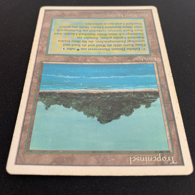 Magic the Gathering Tropical Island - Foreign White Bordered - German 