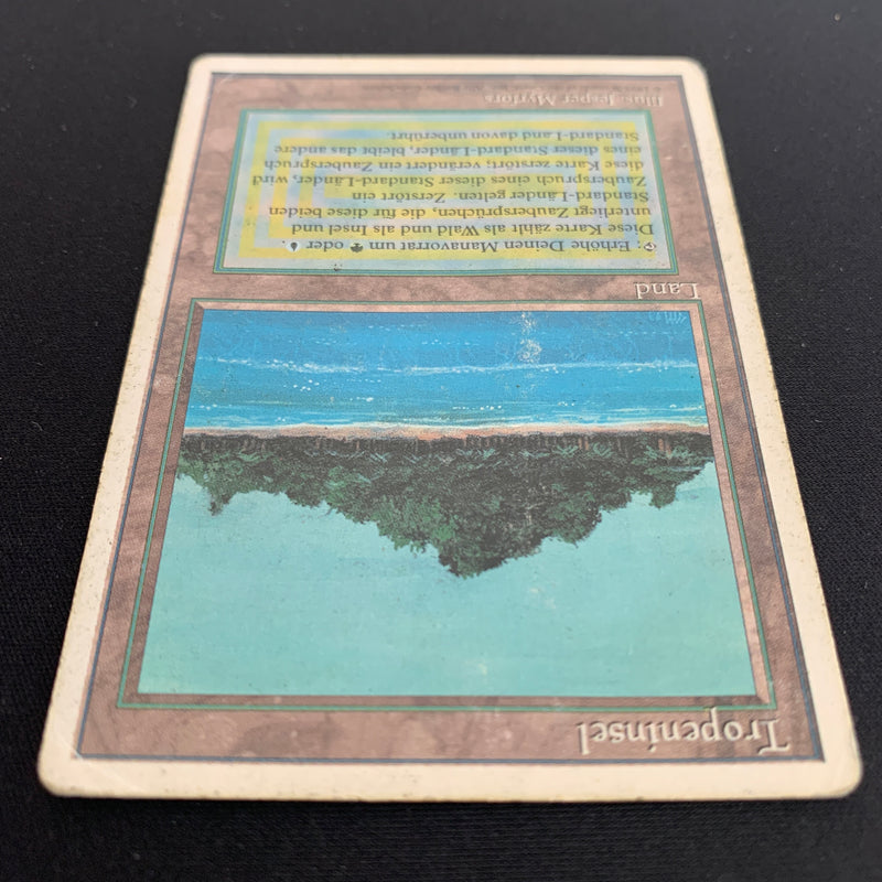 Magic the Gathering Tropical Island - Foreign White Bordered - German 