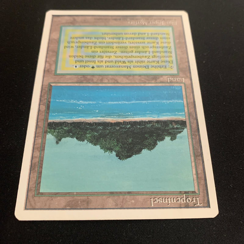 Magic the Gathering Tropical Island - Foreign White Bordered - German 