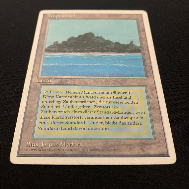 Magic the Gathering Tropical Island - Foreign White Bordered - German 