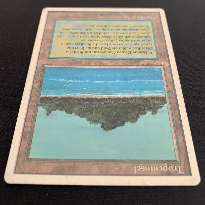 Magic the Gathering Tropical Island - Foreign White Bordered - German 