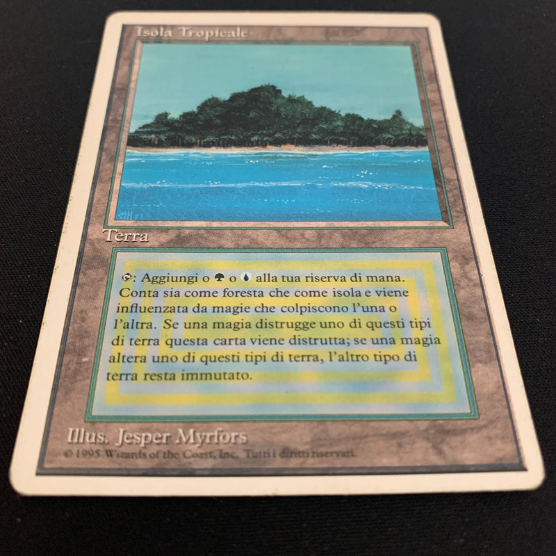 Magic the Gathering Tropical Island - Foreign White Bordered - Italian 